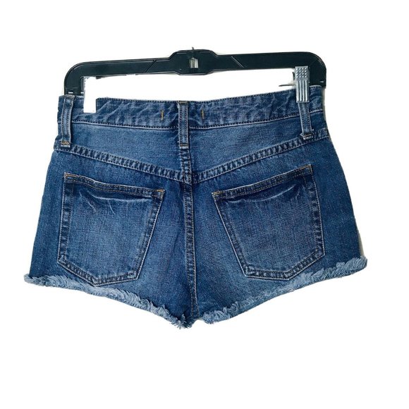 Free People BUTTON FLY High Rise Jean Shorts - Picture 4 of 6